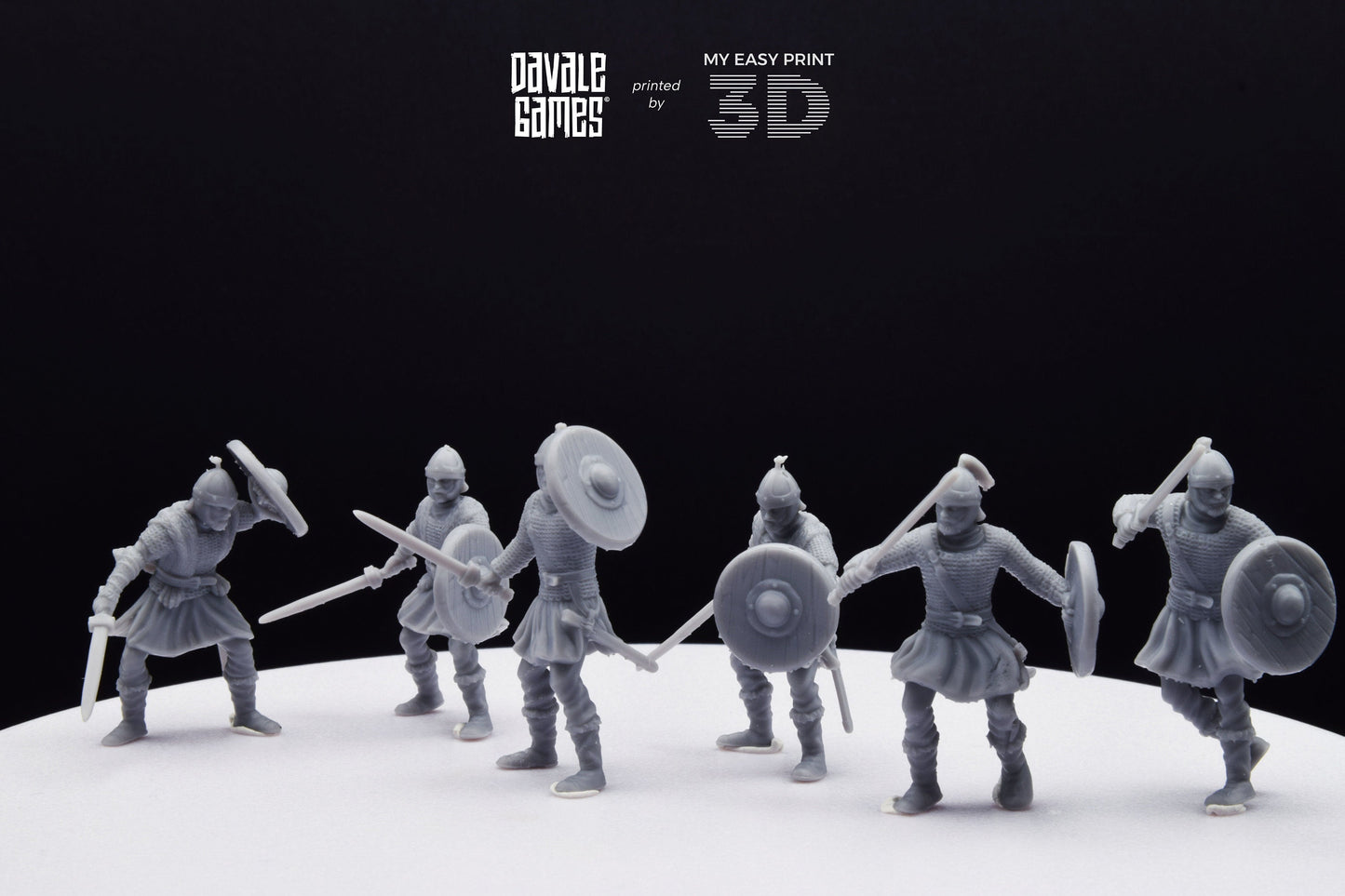 Ostrogoths on foot - Davale Games - Historical games - 3D Printed with high quality resin