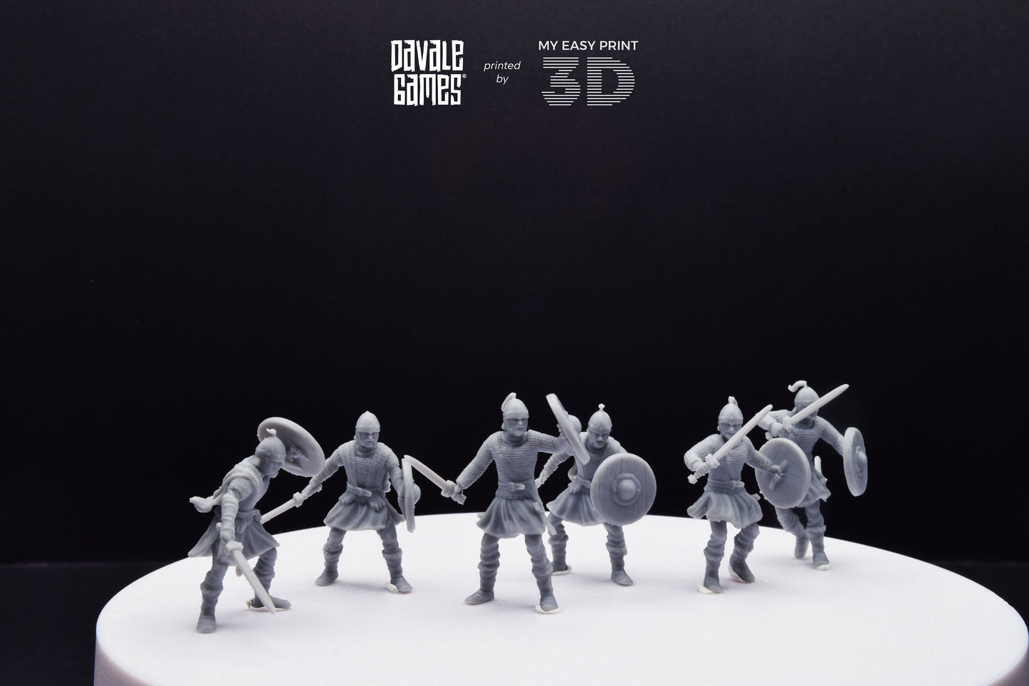Ostrogoths on foot - Davale Games - Historical games - 3D Printed with high quality resin