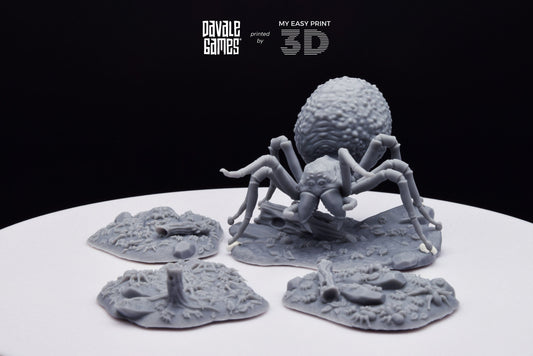 Queen of Spiders and sons - Davale Games - 3D Printed with high quality resin for LOTR/D&D games
