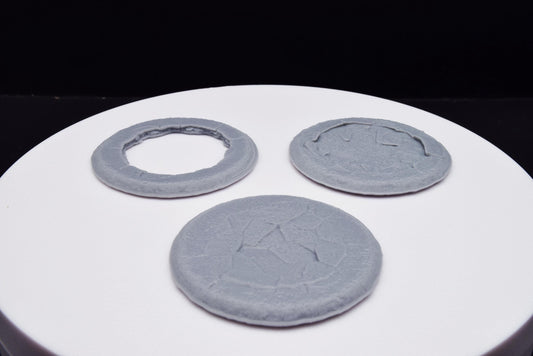 Gears Of War E-Holes Open Sinking Destroyed Miniature - TheSTLSmith - 3D Printed with high quality resin for Skirmish/D&D games