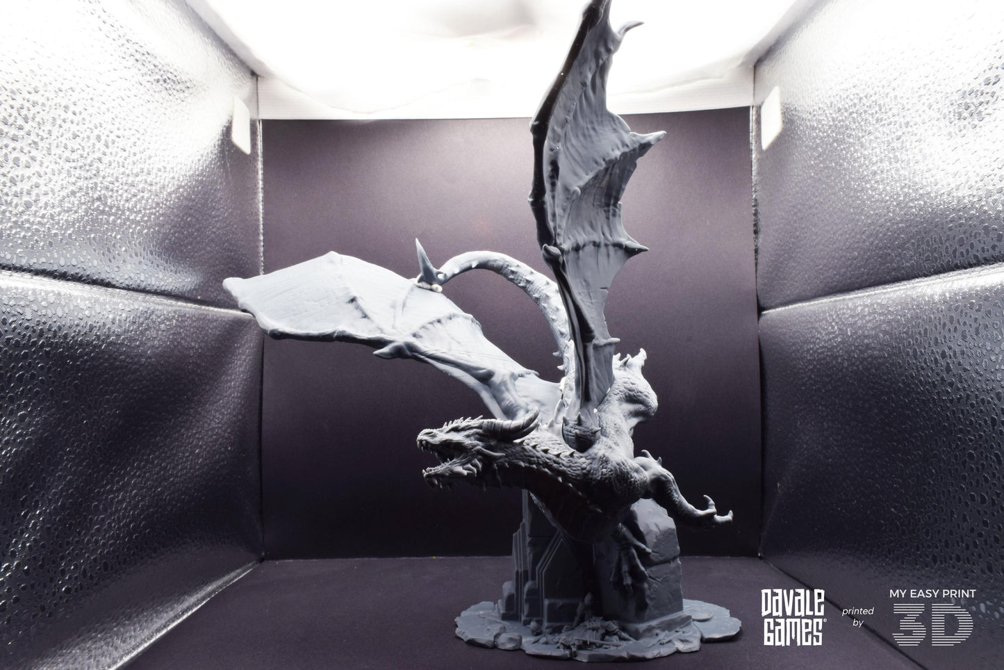 Dragon - Goblins of the cave - Davale Games - 3D Printed with high quality resin for LOTR/D&D games