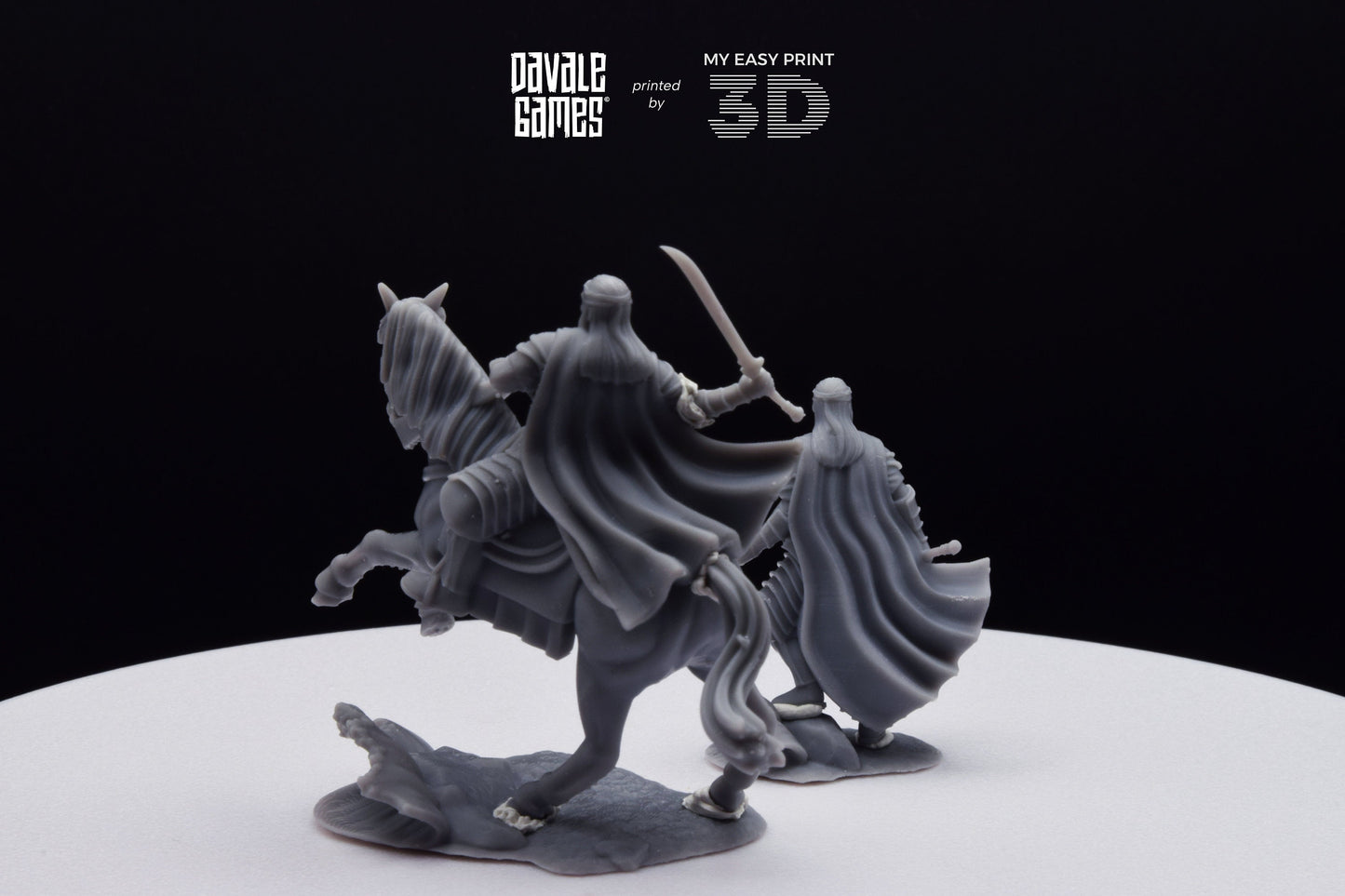 Lord of Bloody High Elves - Foot and Mounted - Davale Games - 3D Printed with high quality resin for LOTR/D&D games