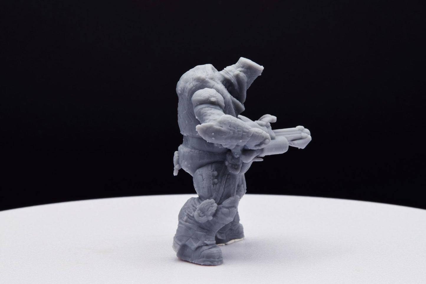 Gears Of War Boomer Grinder Ot Miniature - TheSTLSmith - 3D Printed with high quality resin for Skirmish/D&D games