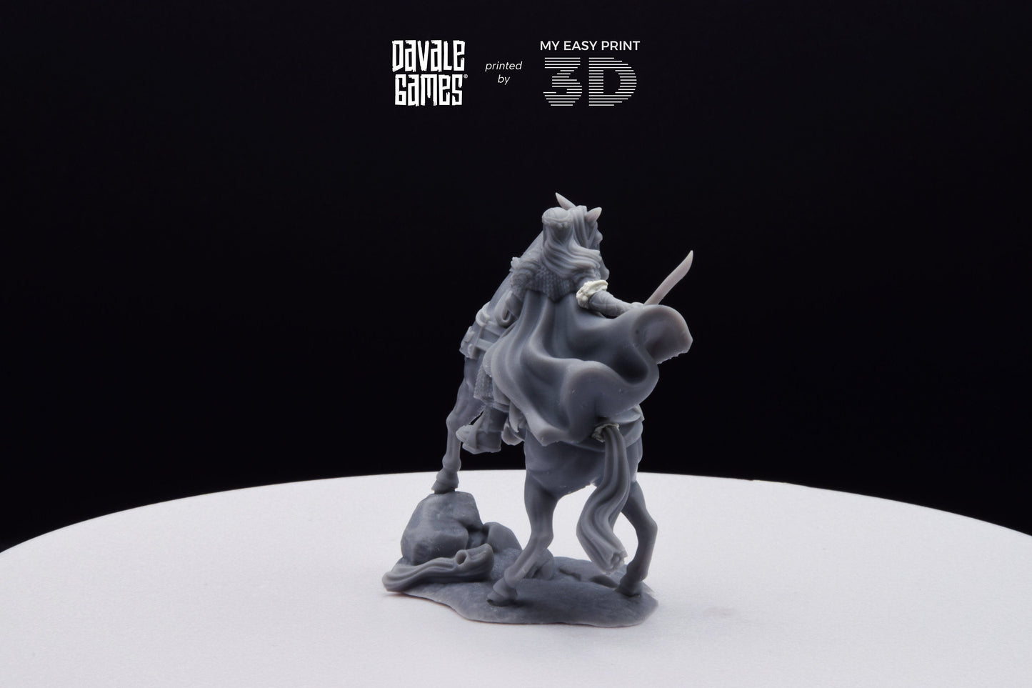 King of the Forest Elves on Horse - Davale Games - 3D Printed with high quality resin for LOTR/D&D games