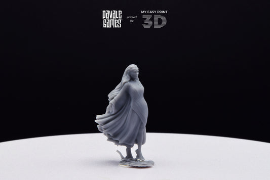 Forest Elven Queen - Davale Games - 3D Printed with high quality resin for LOTR/D&D games