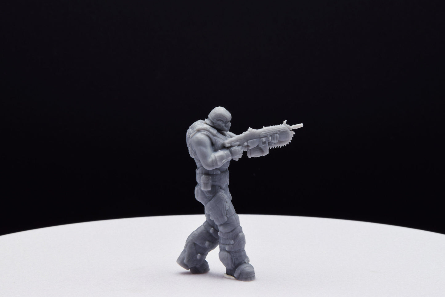 Gears Of War COG Soldier Summer Ot Miniature - TheSTLSmith - 3D Printed with high quality resin for Skirmish/D&D games