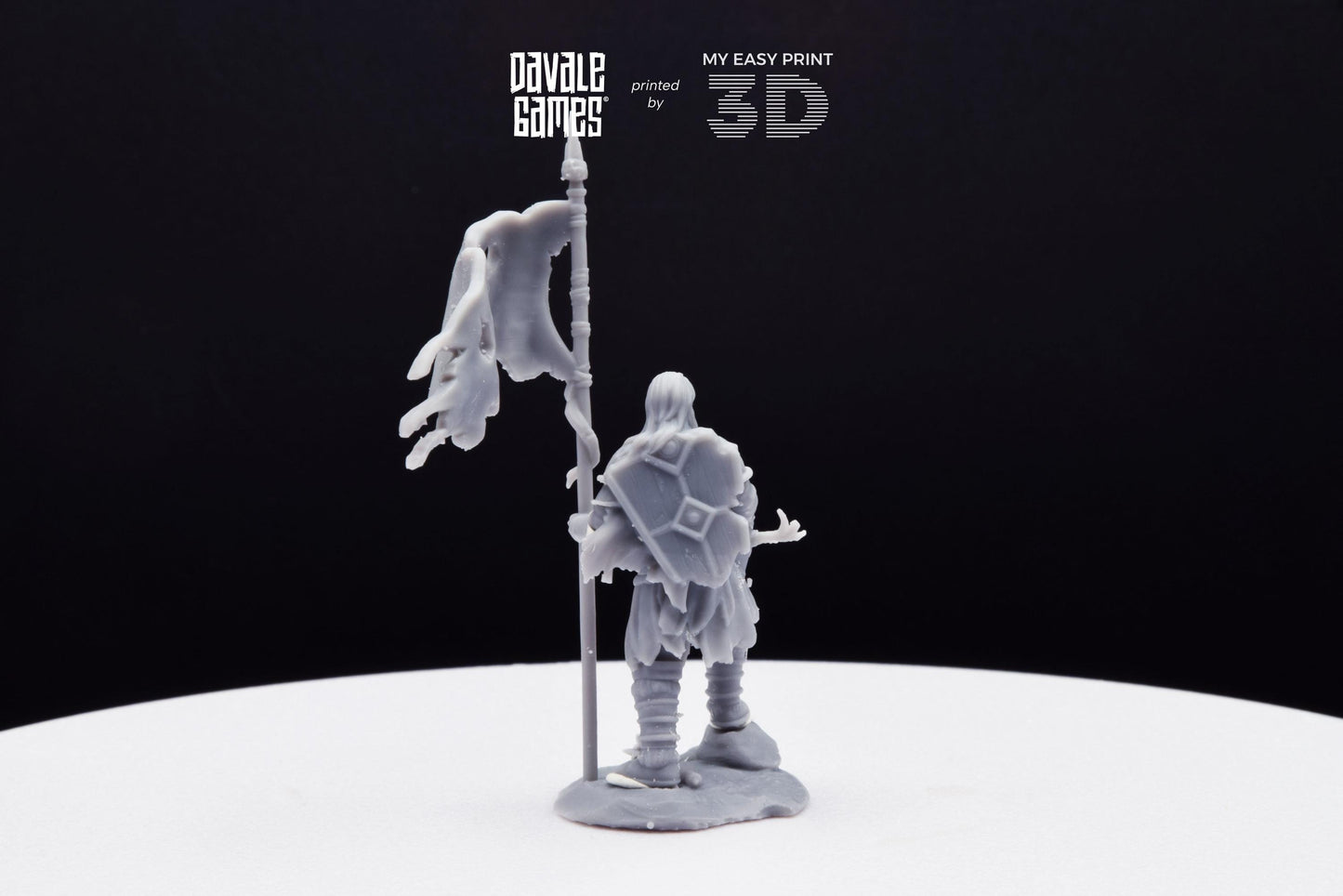 Khalüm Banner - Dead City - Davale Games - 3D Printed with high quality resin for LOTR/D&D games