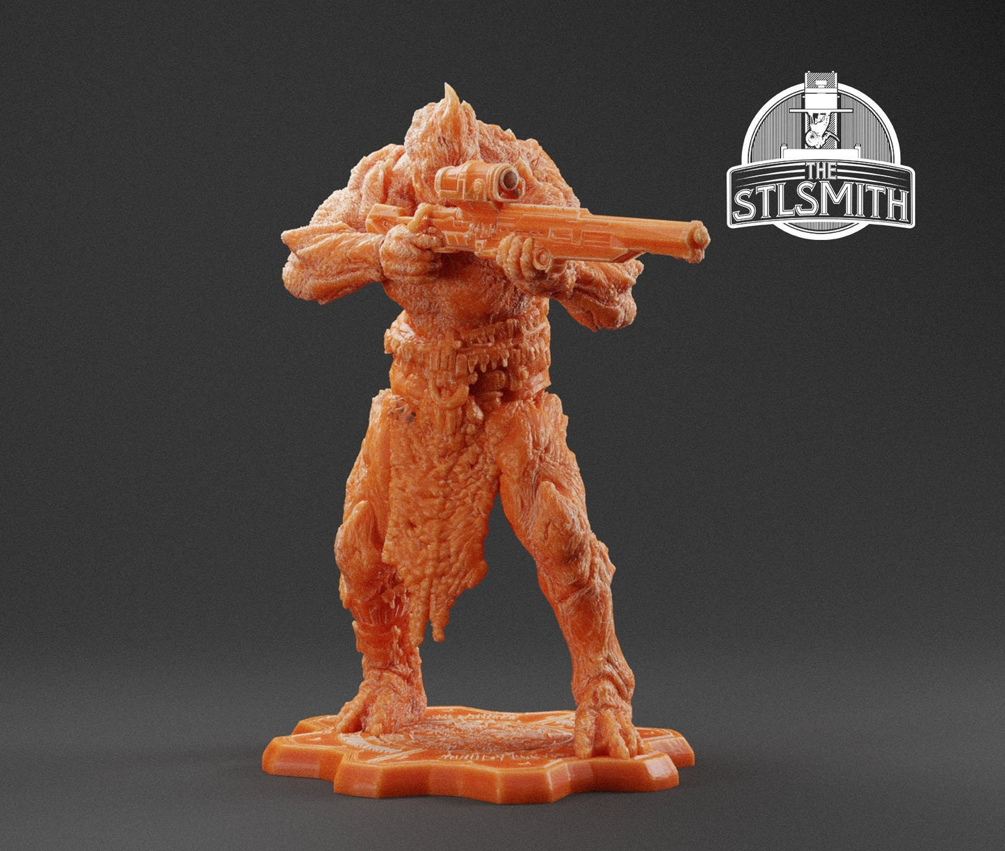 Gears Of War Swarm Sniper Ot Miniature - TheSTLSmith - 3D Printed with high quality resin for Skirmish/D&D games