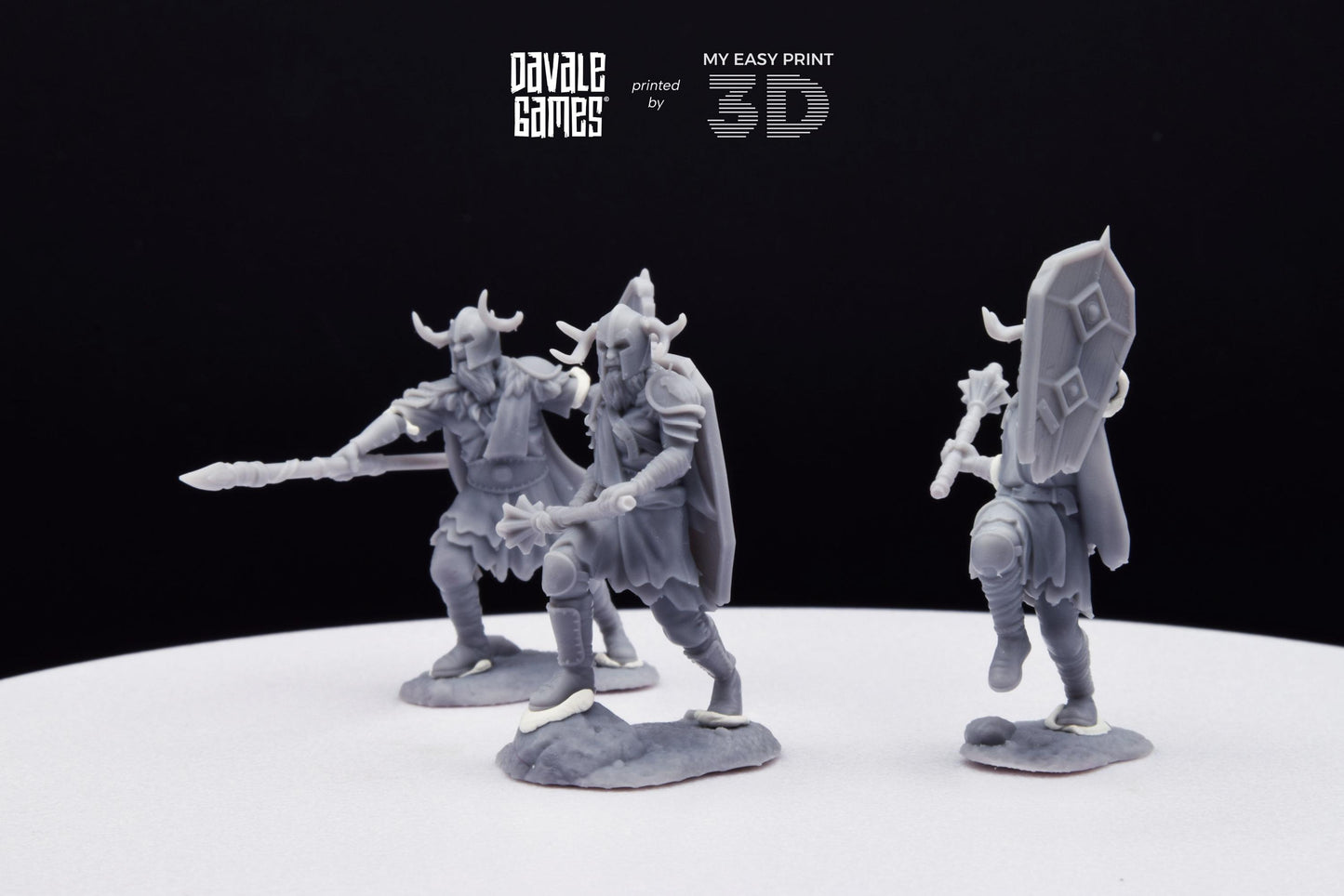 Khalüm Faction - Warriors Extra Poses - Dead City - Davale Games - 3D Printed with high quality resin for LOTR/D&D games