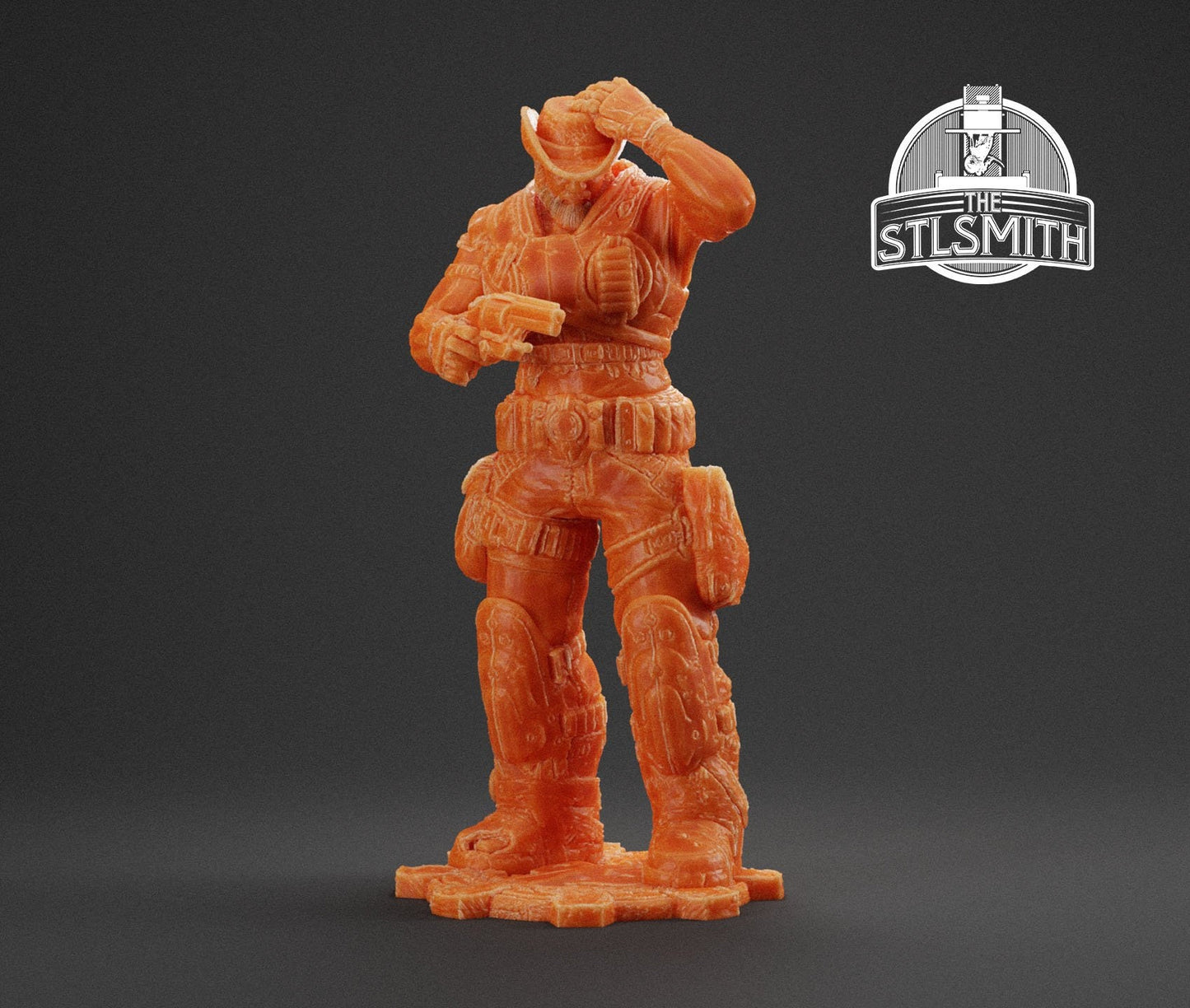 Gears Of War Dizzy Wallin Summer Ot Miniature - TheSTLSmith - 3D Printed with high quality resin for Skirmish/D&D games