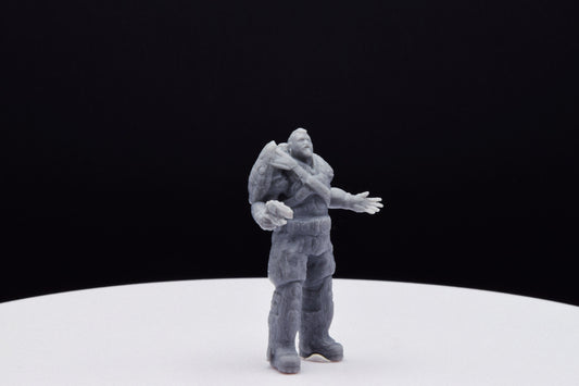 Gears Of War Tai Kaliso - TheSTLSmith - 3D Printed with high quality resin for Skirmish/D&D games