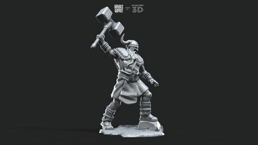 Hersir Commander - Davale Games - Mythological games - 3D Printed with high quality resin