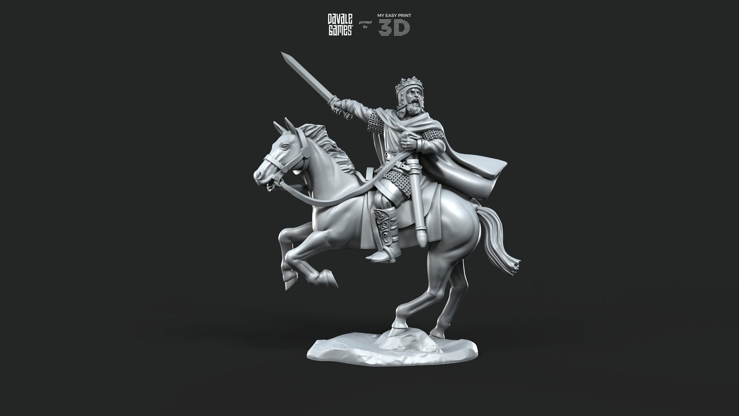 King fo Gepids - Foot and Mounted - Davale Games - Historical games - 3D Printed with high quality resin