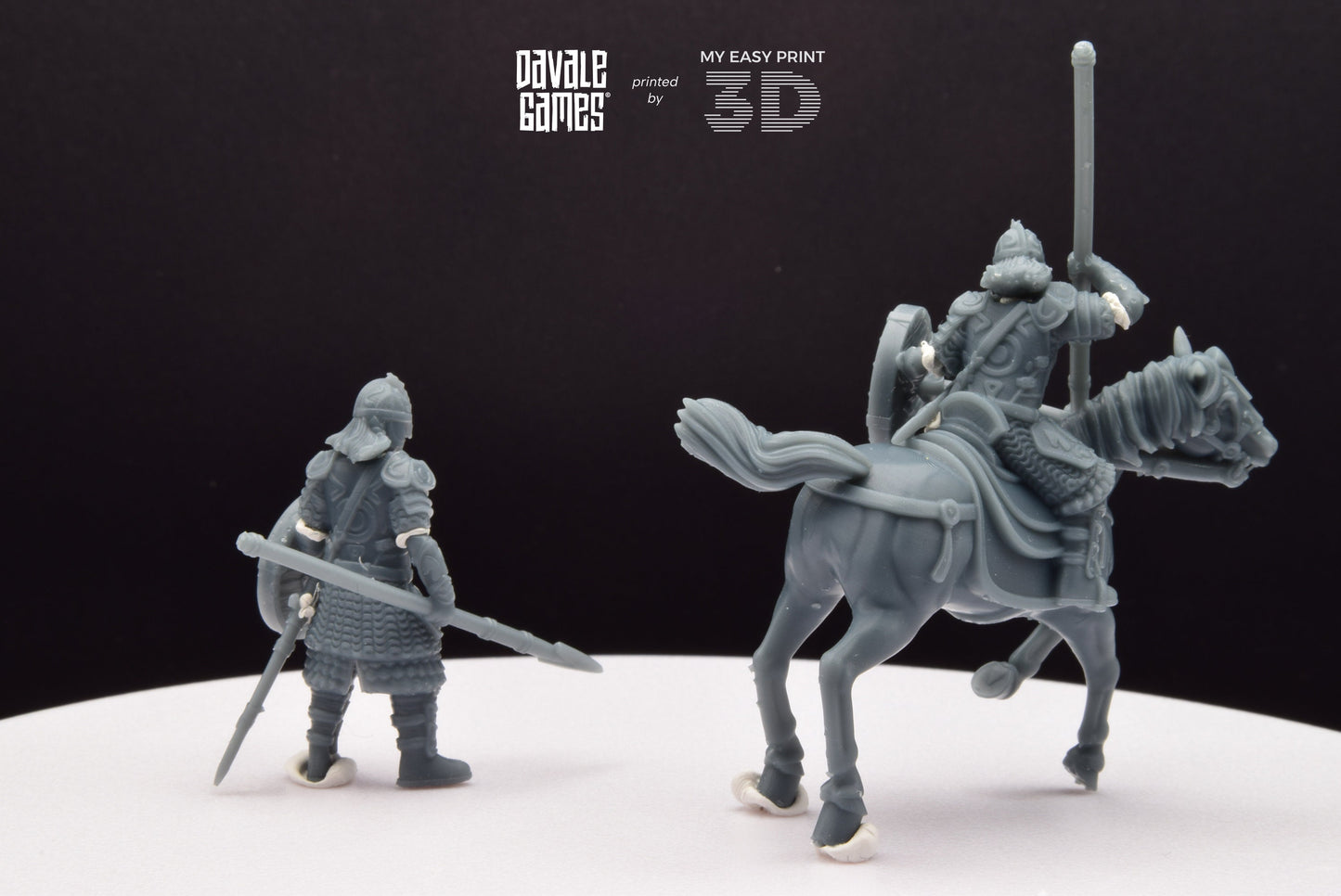 West Humans Prince - Foot and Mounted - Davale Games - 3D Printed with high quality resin for LOTR/D&D games