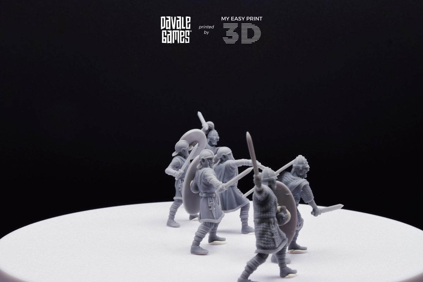 Roman Soldiers with Sword - Davale Games - Historical games - 3D Printed with high quality resin