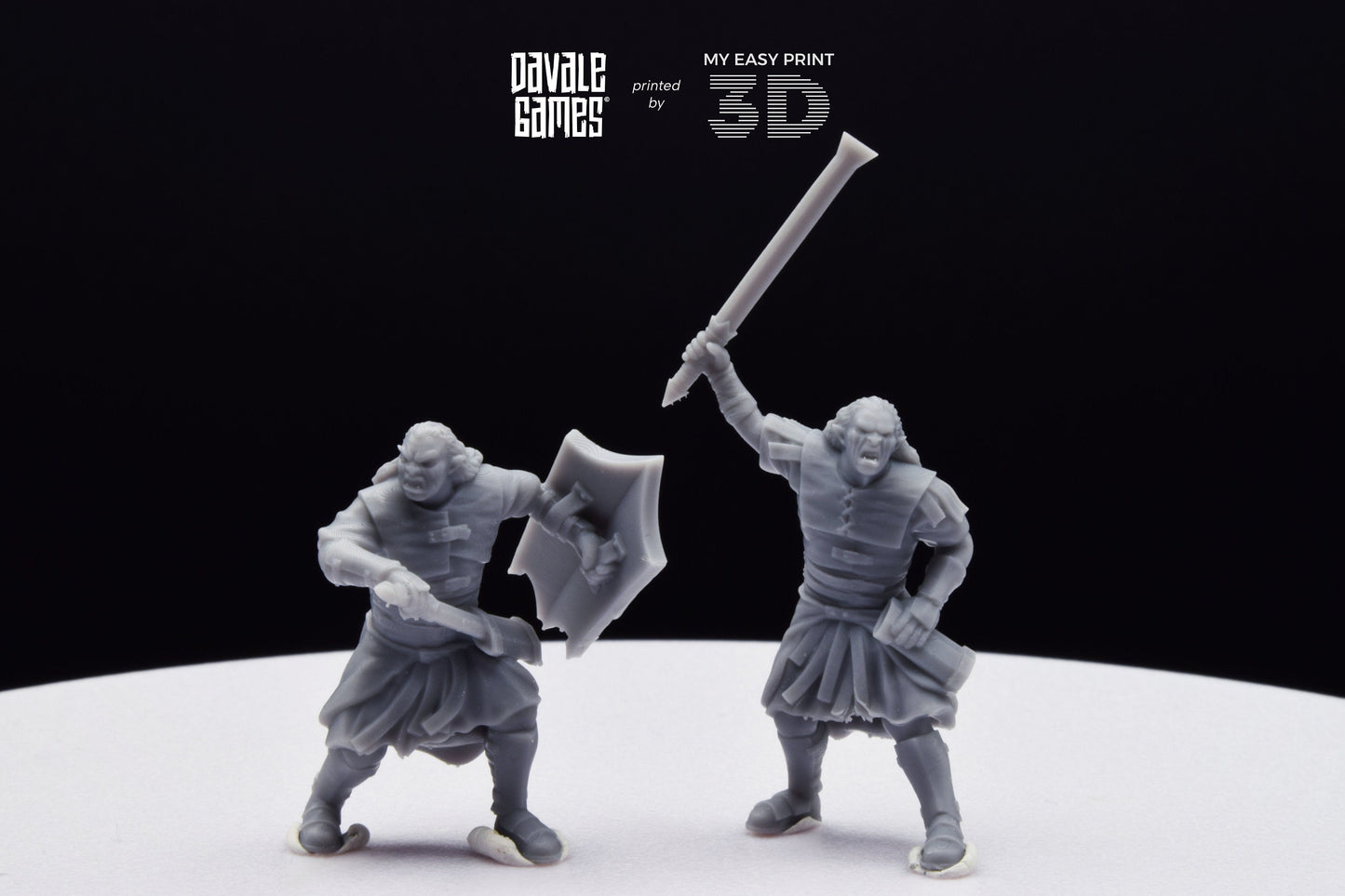 Blood-Handed Captains - Davale Games - 3D Printed with high quality resin for LOTR/D&D games