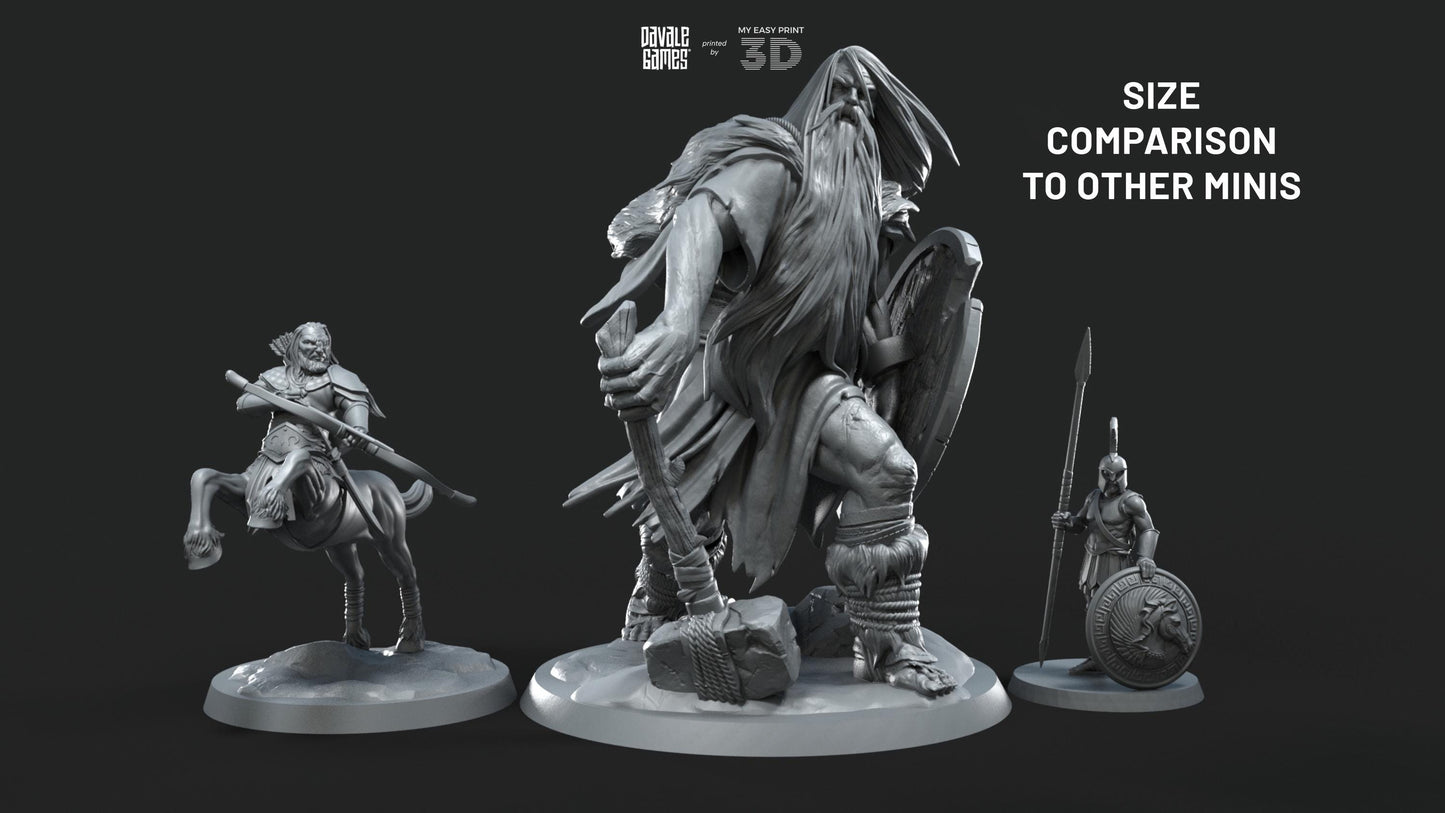 Bergrisar Giants of the Mountains (ODIN) - Davale Games - Mythological games - 3D Printed with high quality resin