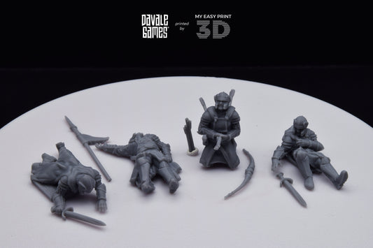 High Human Casualty - Davale Games - 3D Printed with high quality resin for LOTR/D&D games
