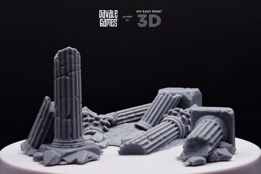 Variety of Greek Ruins - Scenery - Davale Games - Wargame / Mythological games - 3D Printed with high quality resin