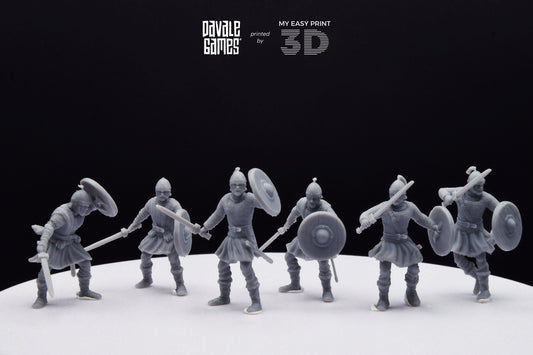 Ostrogoths on foot - Davale Games - Historical games - 3D Printed with high quality resin