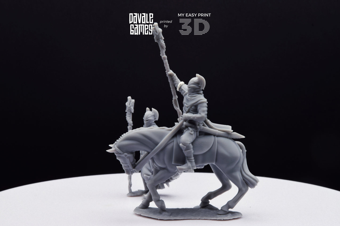 Dragon Army Dragon Mage - Foot and Mounted - Davale Games - 3D Printed with high quality resin for LOTR/D&D games