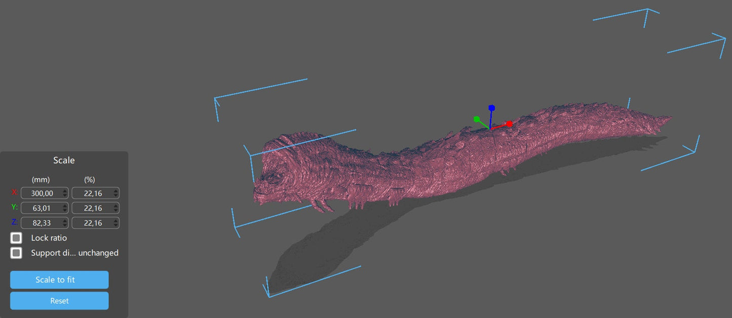 Gears Of War Riftworm Ot Miniature - TheSTLSmith - 3D Printed with high quality resin for Skirmish/D&D games