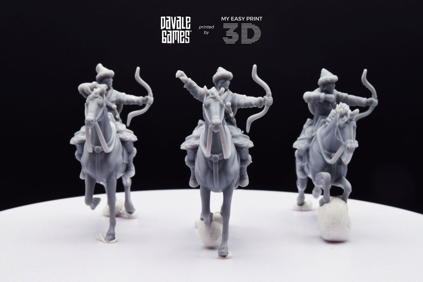 The Huns Mounted Archers - Battle of The Catalaunian Plains - Davale Games - Historical games - 3D Printed with high quality resin