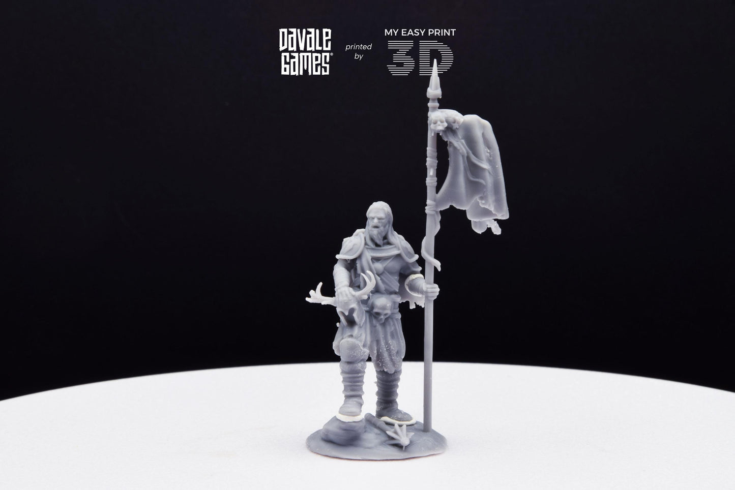 Khalüm Banner - Dead City - Davale Games - 3D Printed with high quality resin for LOTR/D&D games