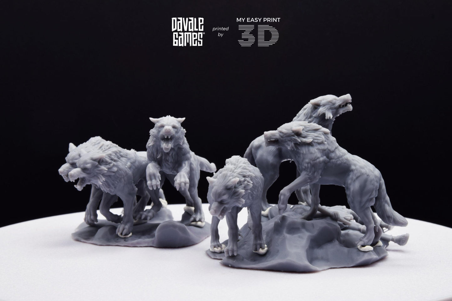 Fenrir Wolf Litter (ODIN) - Davale Games - Mythological games - 3D Printed with high quality resin