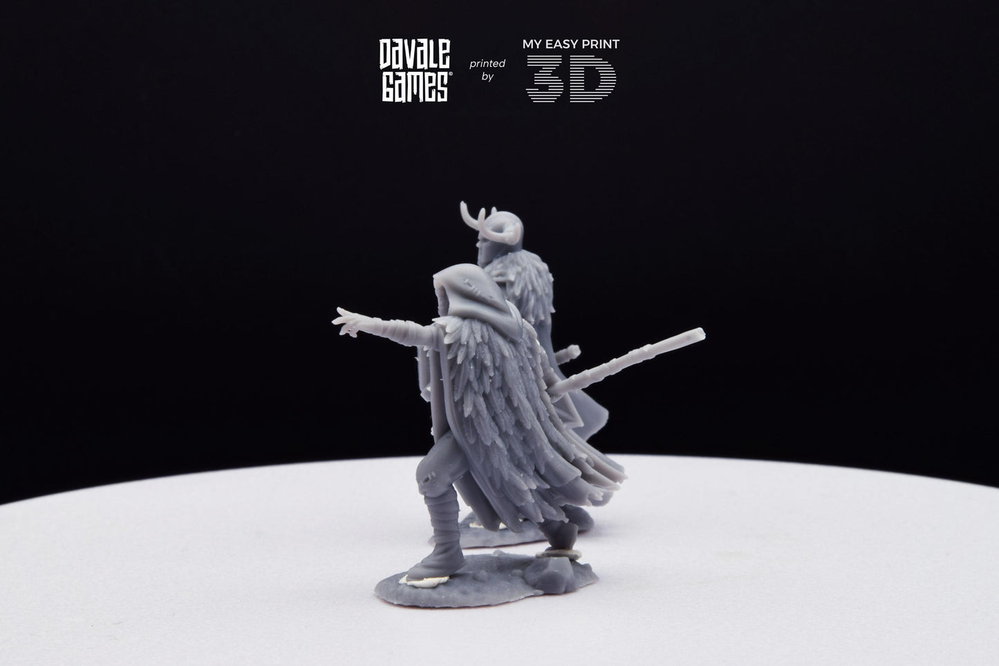 Aratch and Hetch, Khalüm Commanders - Dead City - Davale Games - 3D Printed with high quality resin for LOTR/D&D games