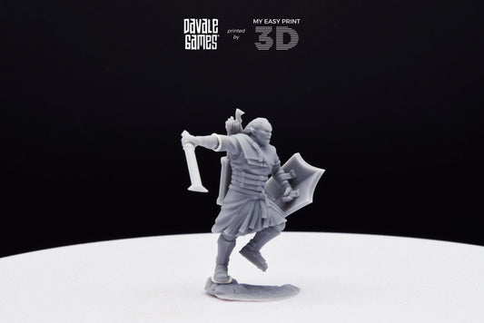 Outrider blood handed Main captain - Davale Games - 3D Printed with high quality resin for LOTR/D&D games