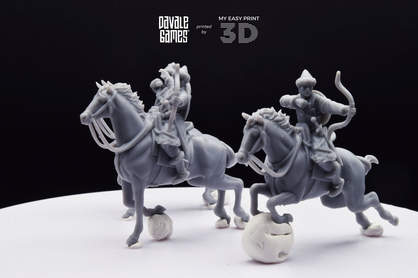 The Huns Mounted Archers - Battle of The Catalaunian Plains - Davale Games - Historical games - 3D Printed with high quality resin