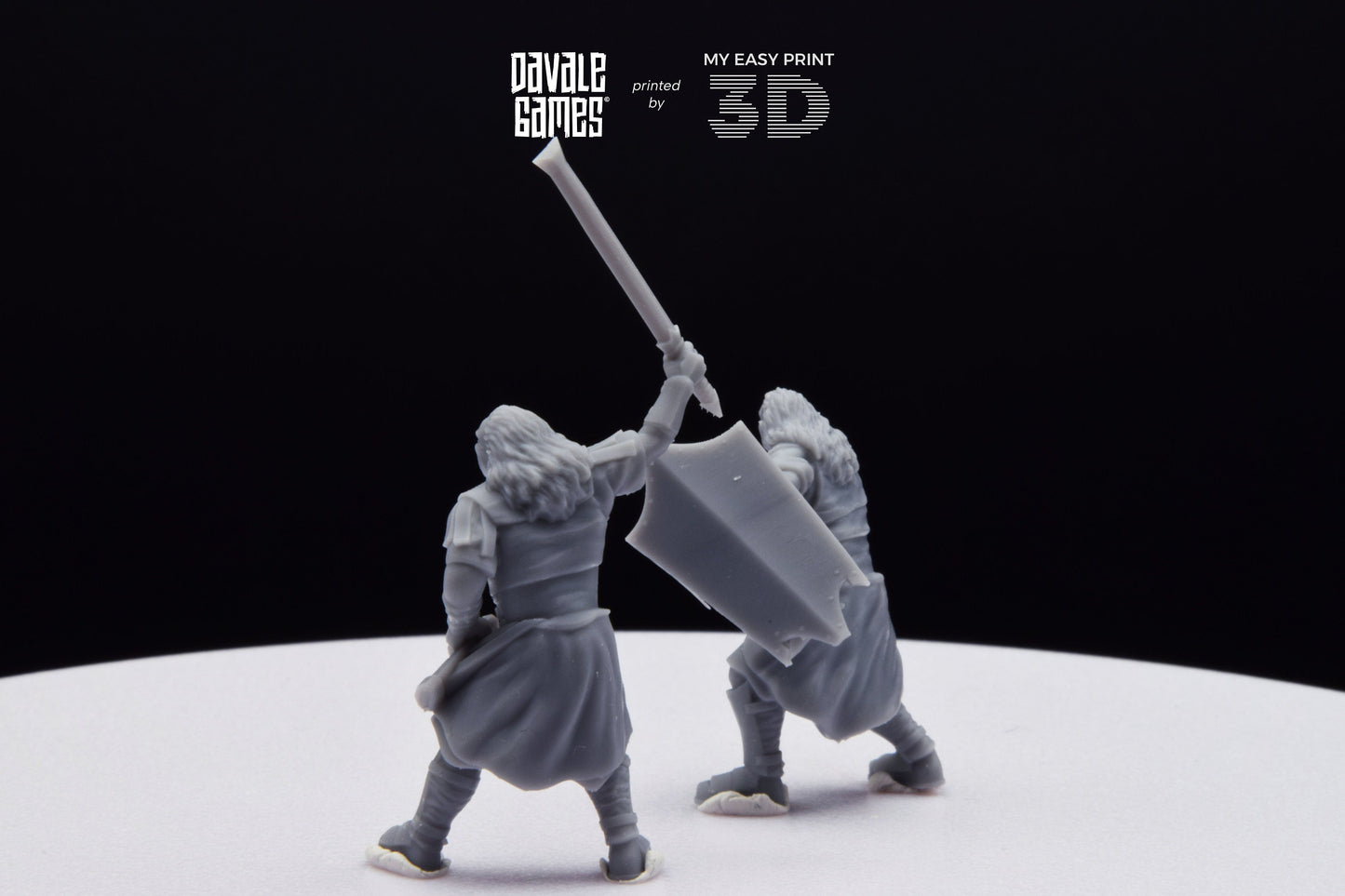 Blood-Handed Captains - Davale Games - 3D Printed with high quality resin for LOTR/D&D games