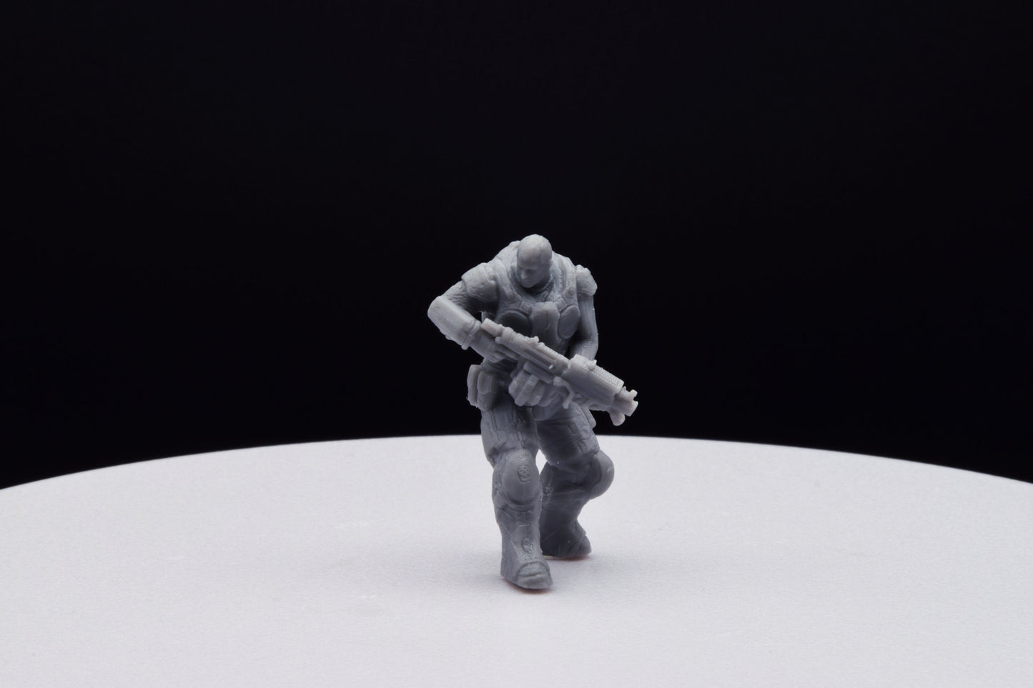 Gears Of War Garron Paduk Ot Miniature - TheSTLSmith - 3D Printed with high quality resin for Skirmish/D&D games