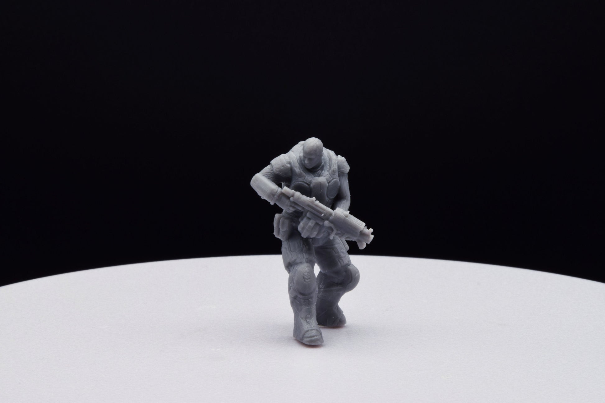Gears Of War Garron Paduk Ot Miniature - TheSTLSmith - 3D Printed with high quality resin for Skirmish/D&D games
