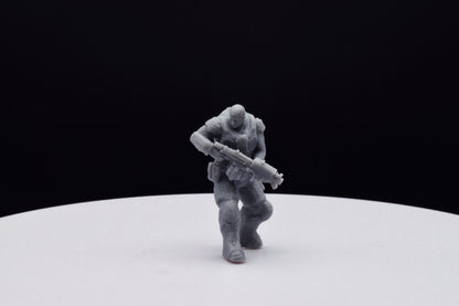 Gears Of War Garron Paduk Ot Miniature - TheSTLSmith - 3D Printed with high quality resin for Skirmish/D&D games