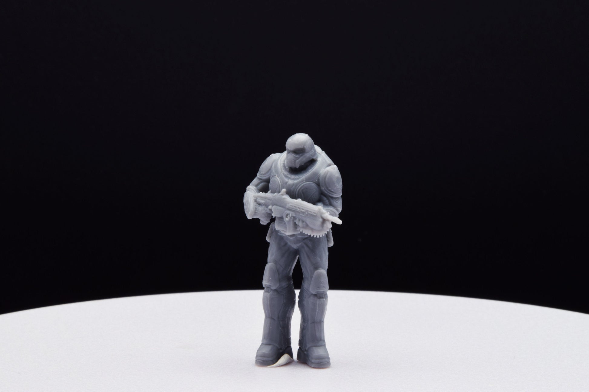 Gears Of War Onyx Guard Male Ot Miniature - TheSTLSmith - 3D Printed with high quality resin for Skirmish/D&D games