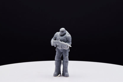 Gears Of War Onyx Guard Male Ot Miniature - TheSTLSmith - 3D Printed with high quality resin for Skirmish/D&D games