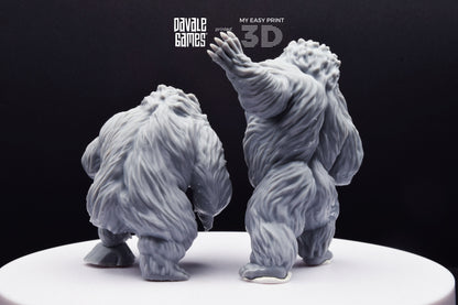 Giant Bears - Davale Games - 3D Printed with high quality resin for LOTR/D&D games