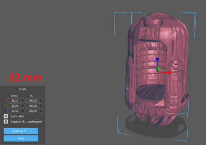 Gears Of War Grindlift Ot Miniature - TheSTLSmith - 3D Printed with high quality resin for Skirmish/D&D games