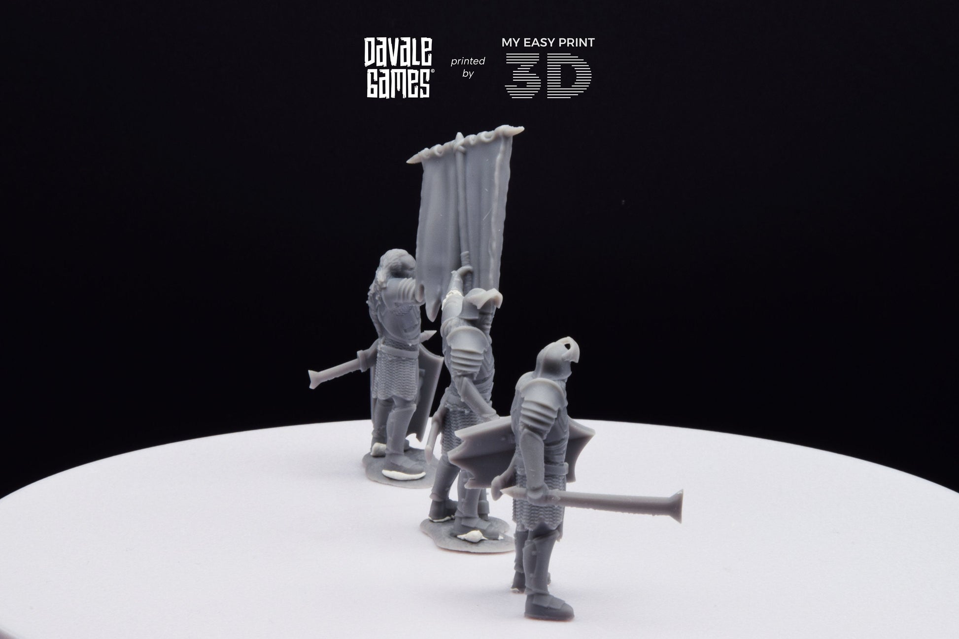 Blood-Handed Command Group - Davale Games - 3D Printed with high quality resin for LOTR/D&D games