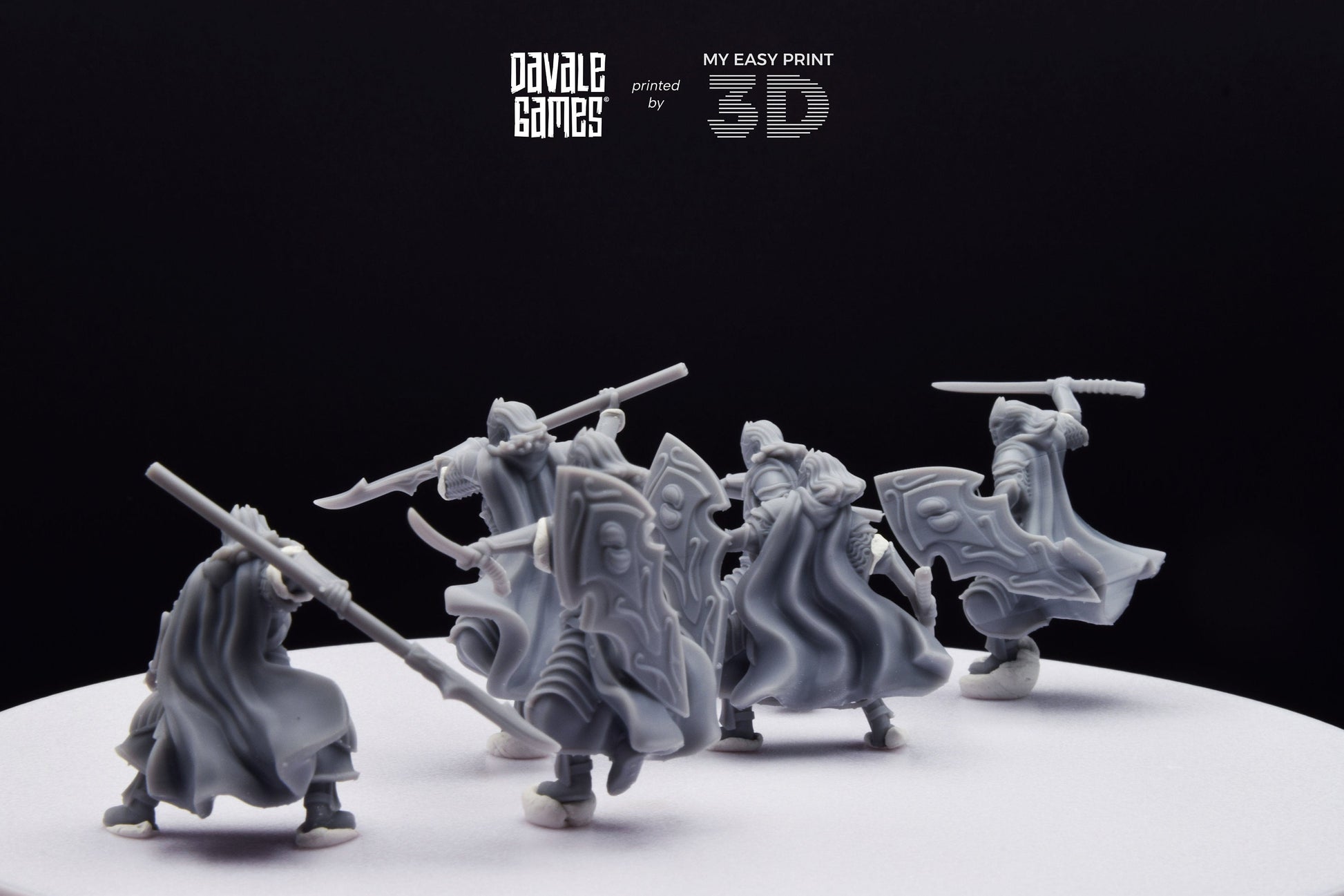 Bloody Elf King Guard - Davale Games - 3D Printed with high quality resin for LOTR/D&D games