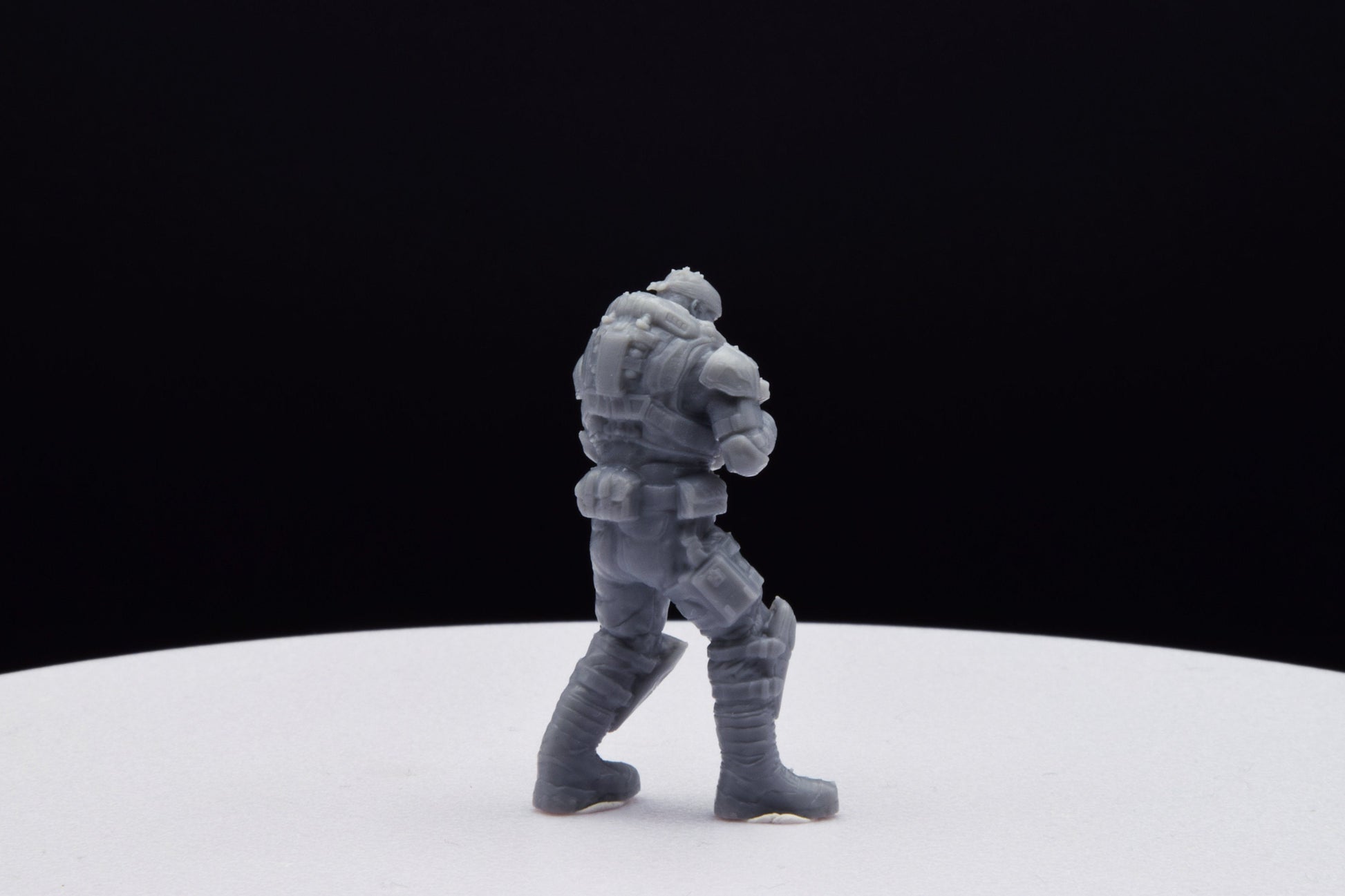Gears Of War COG Marcus Old Miniature - TheSTLSmith - 3D Printed with high quality resin for Skirmish/D&D games