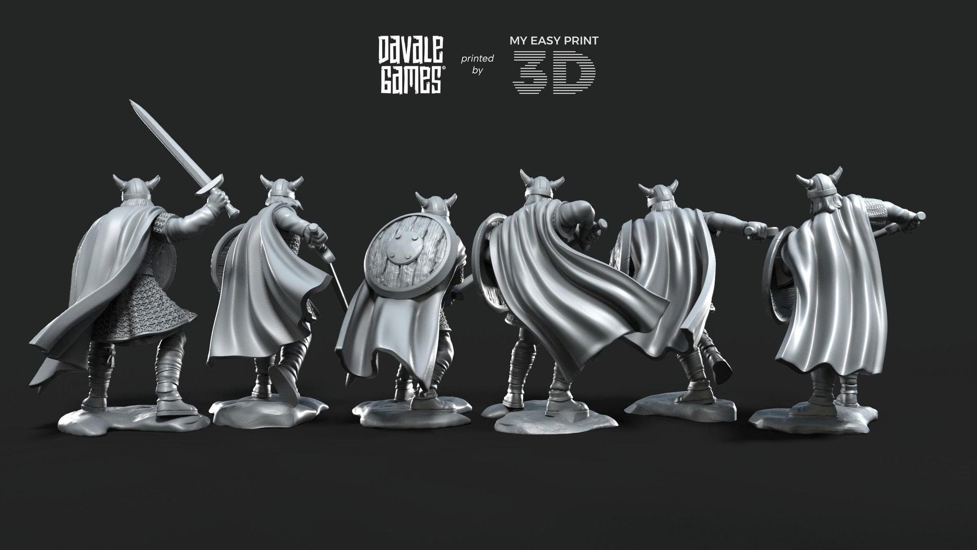 Huscarls (ODIN) - Mythology at Wars - Davale Games - Historical games - 3D Printed with high quality resin