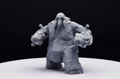 Doom Mancubus Miniature - Fanmade - TheSTLSmith - 3D Printed with high quality resin for Skirmish/D&D games