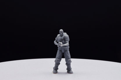 Doom Guy [3] Miniature - Fanmade - TheSTLSmith - 3D Printed with high quality resin for Skirmish/D&D games
