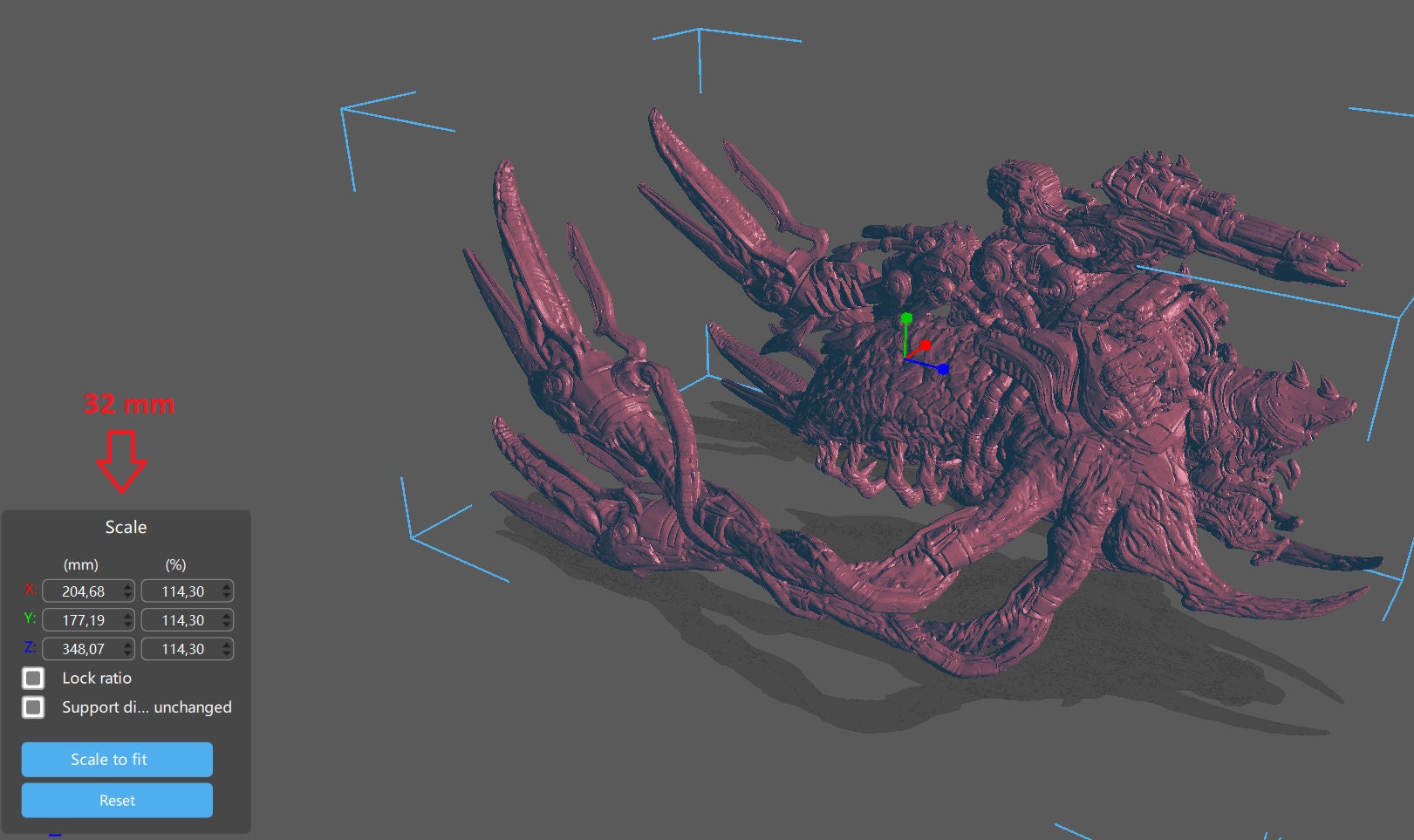 Gears Of War Reaver Hydra Ot Miniature - TheSTLSmith - 3D Printed with high quality resin for Skirmish/D&D games