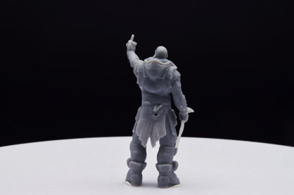 Gears Of War Aaron Griffin Ot Miniature - TheSTLSmith - 3D Printed with high quality resin for Skirmish/D&D games