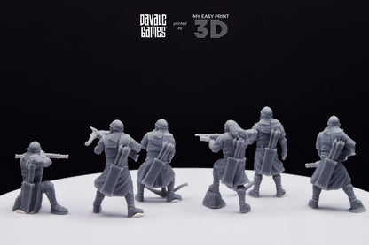 Blood-handed Orcs with Crossbow - Davale Games - 3D Printed with high quality resin for LOTR/D&D games