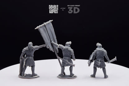 Blood-Handed Command Group - Davale Games - 3D Printed with high quality resin for LOTR/D&D games